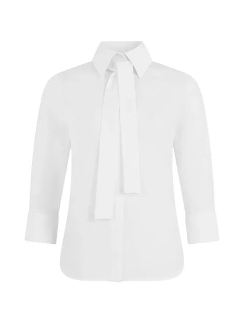 cotton shirt with sashes