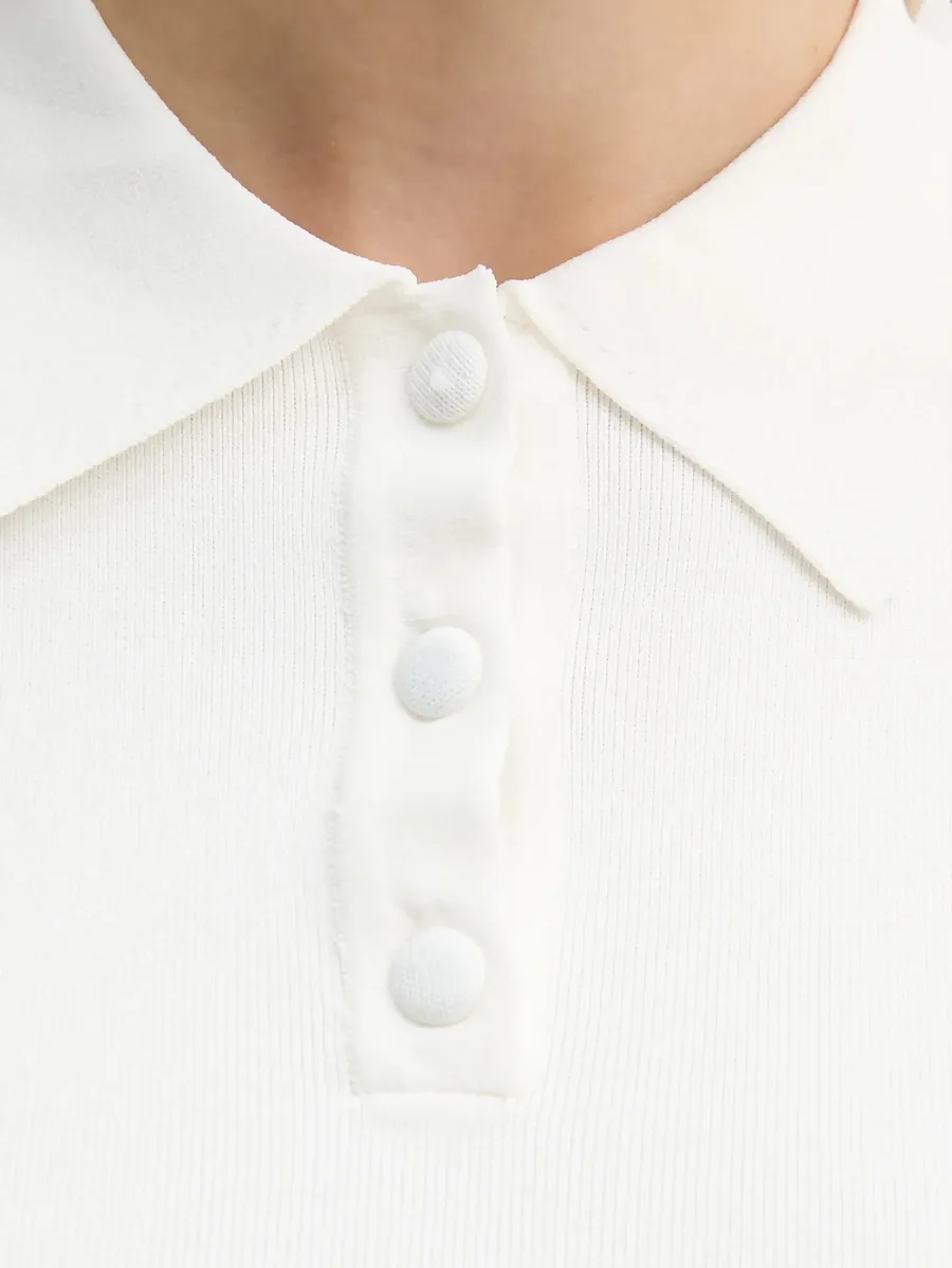 Ursam scallop-edge polo shirt 5
