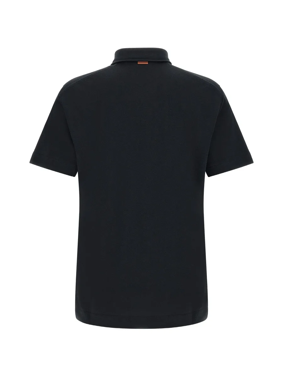 chest-pocket piqué polo shirt 2