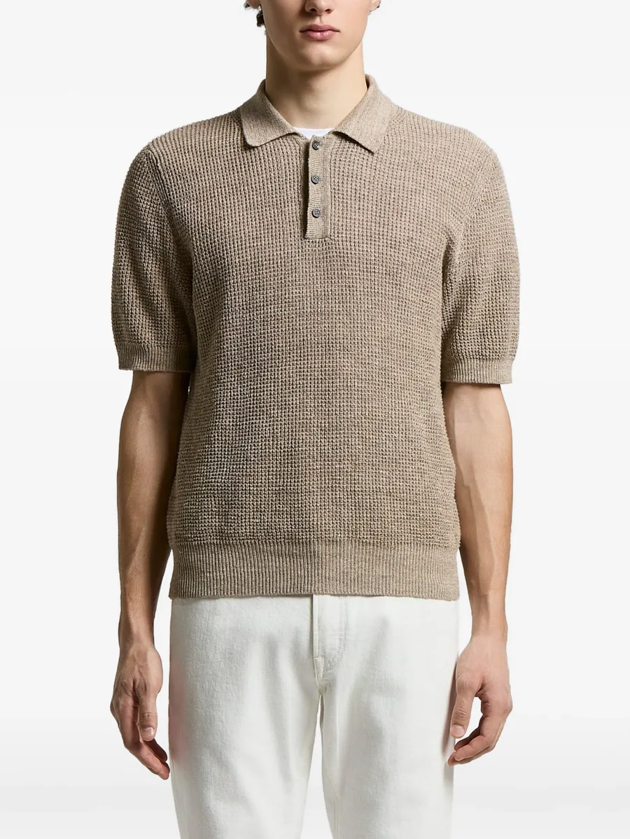 buttoned polo 1