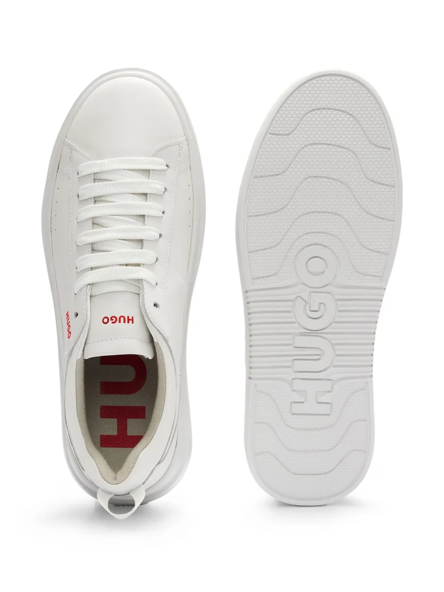 logo-print panelled sneakers 7