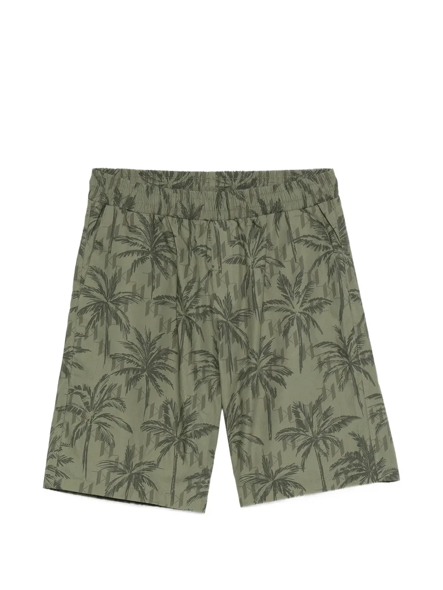 palm-print shorts 1