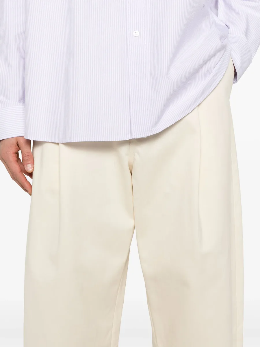 pleat-detail trousers 9