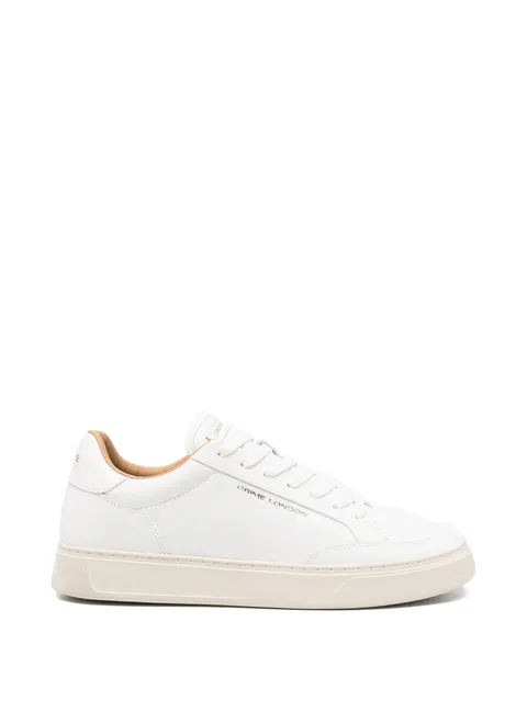 Eclipse logo-print leather sneakers