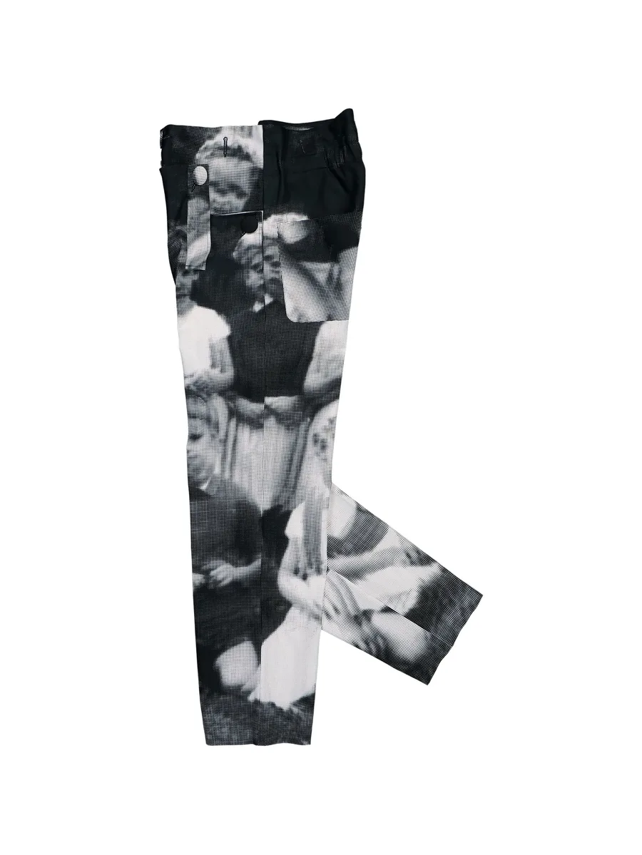 glitch print trousers 5