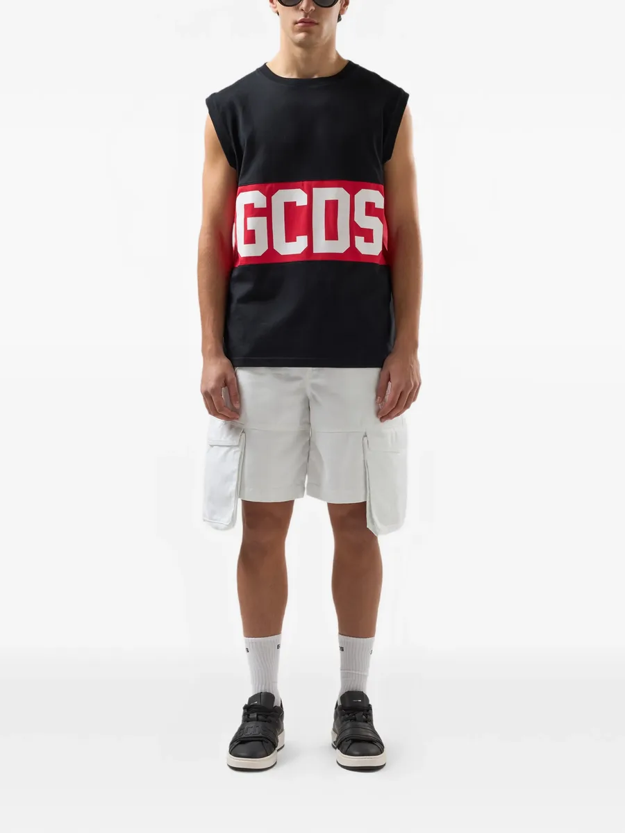logo sleeveless T-shirt 4