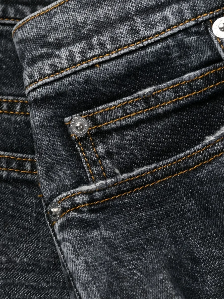 regular-leg mid-rise jeans 14