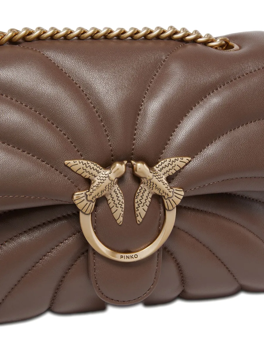 большая стеганая сумка через плечо Love Bag Puff 6