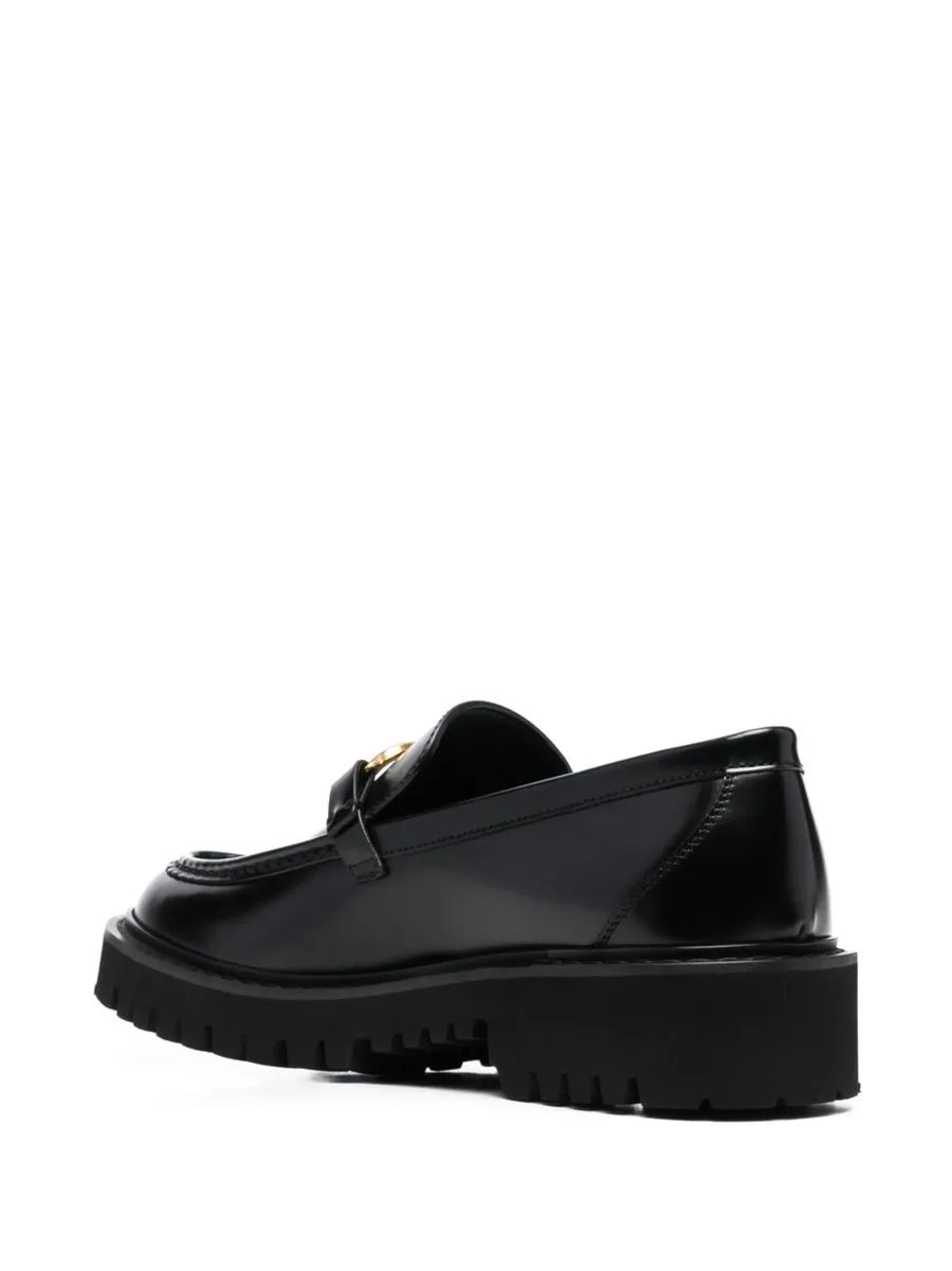 VLogo Signature calfskin loafers 5
