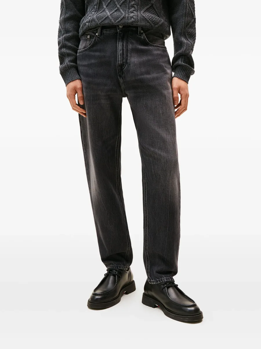 Harlem logo-patch regular leg Jeans 7