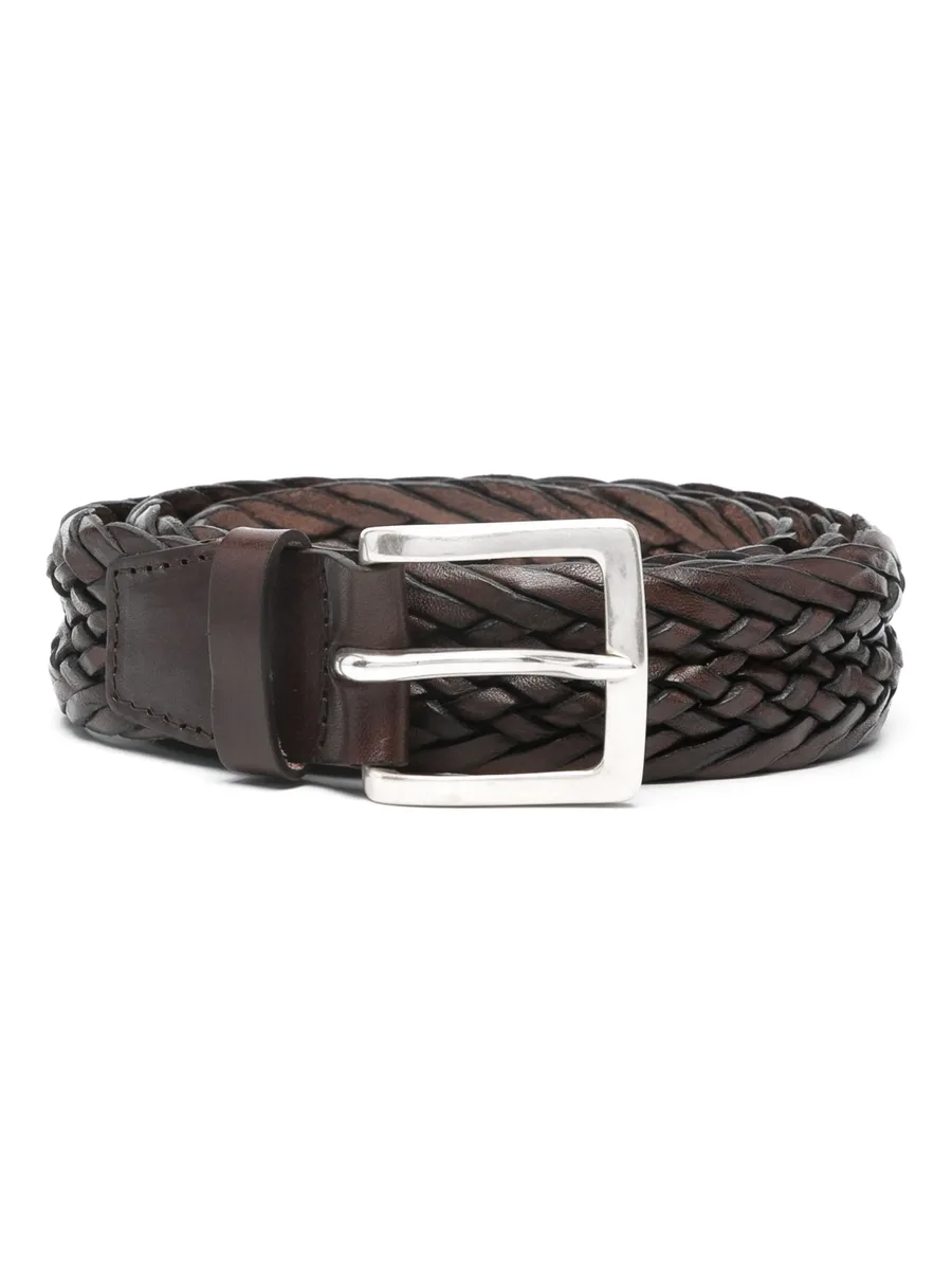 braided leather belt 1