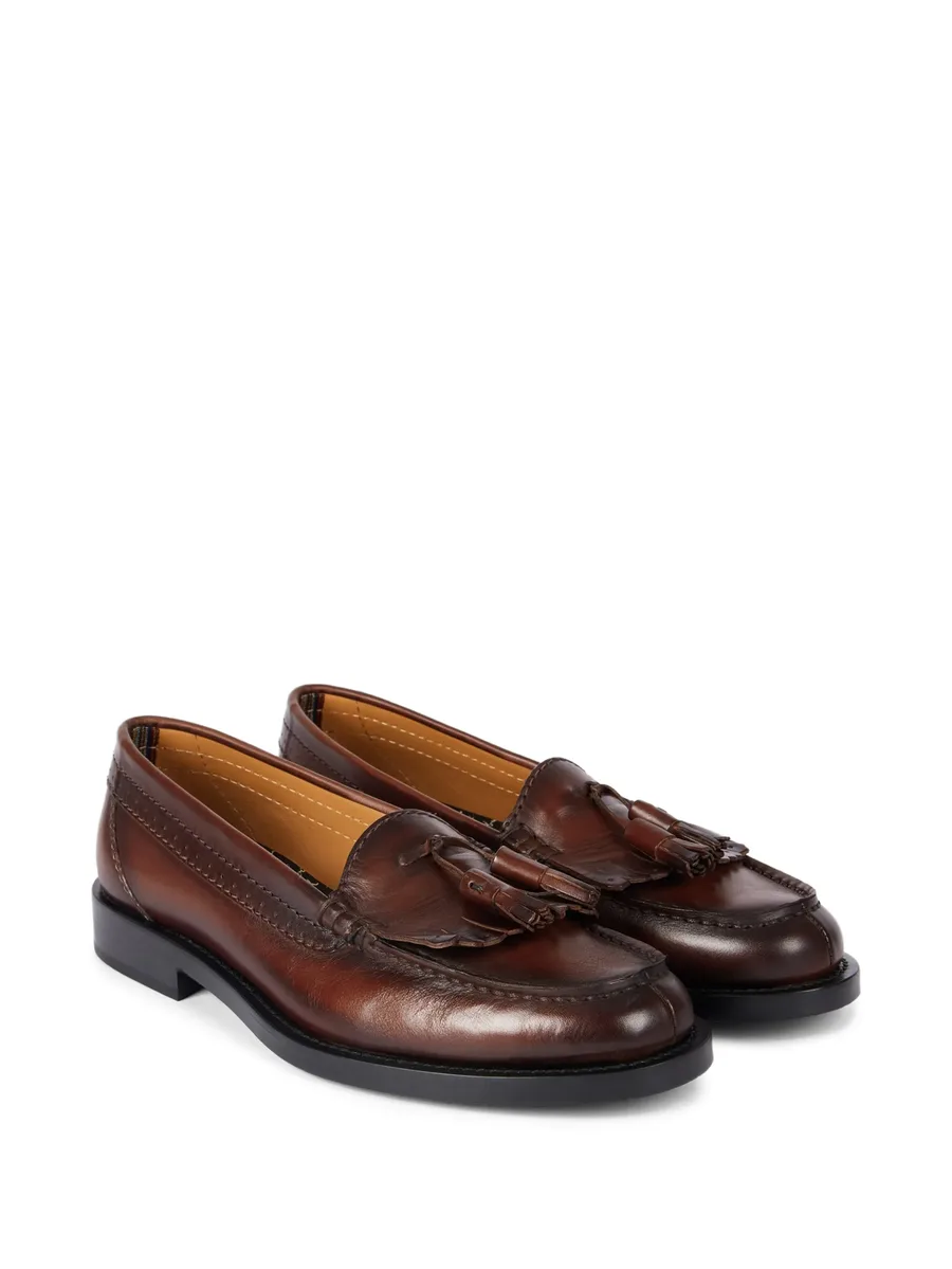 tassel-detail leather loafers 4