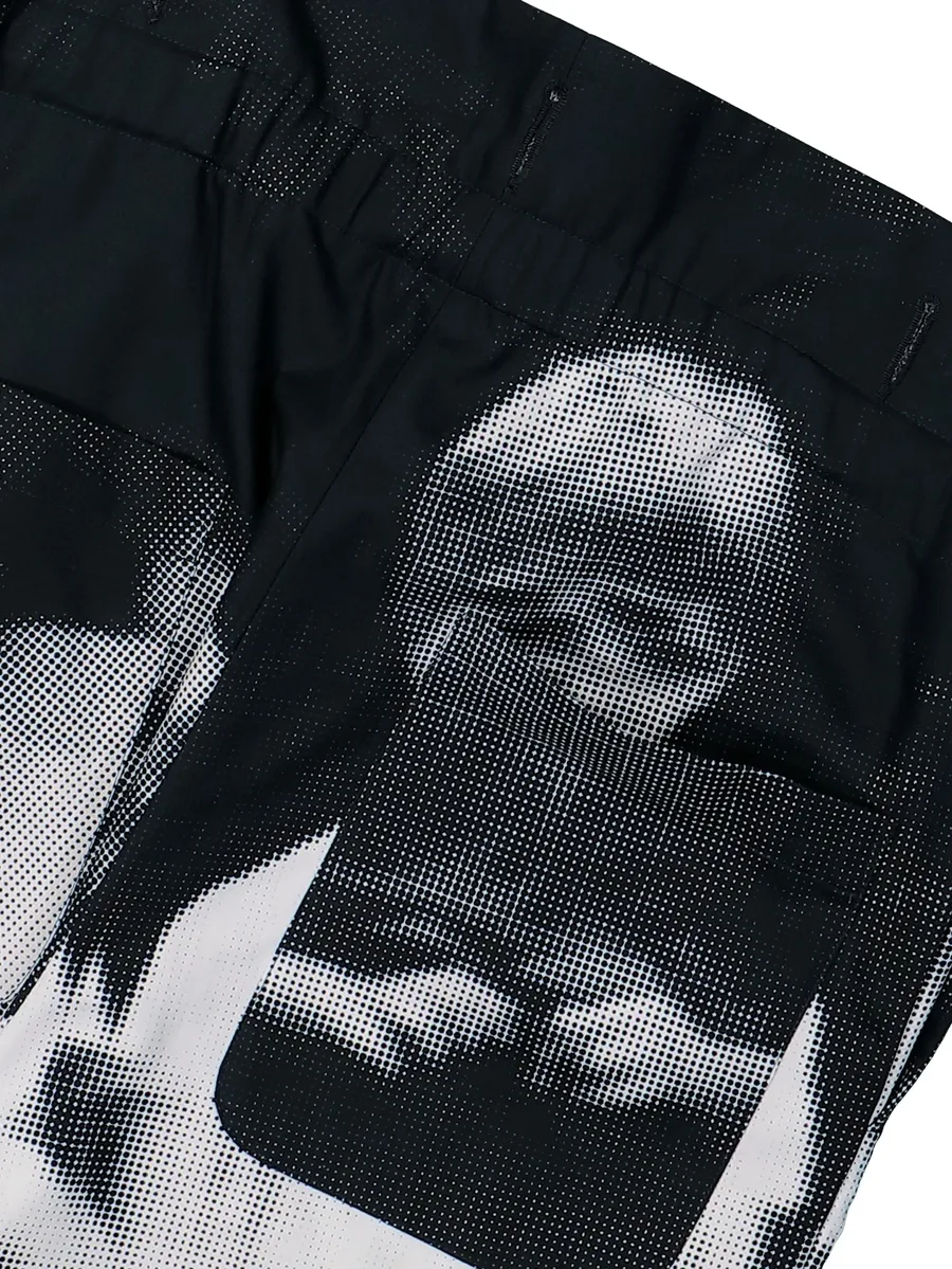 glitch print trousers 7