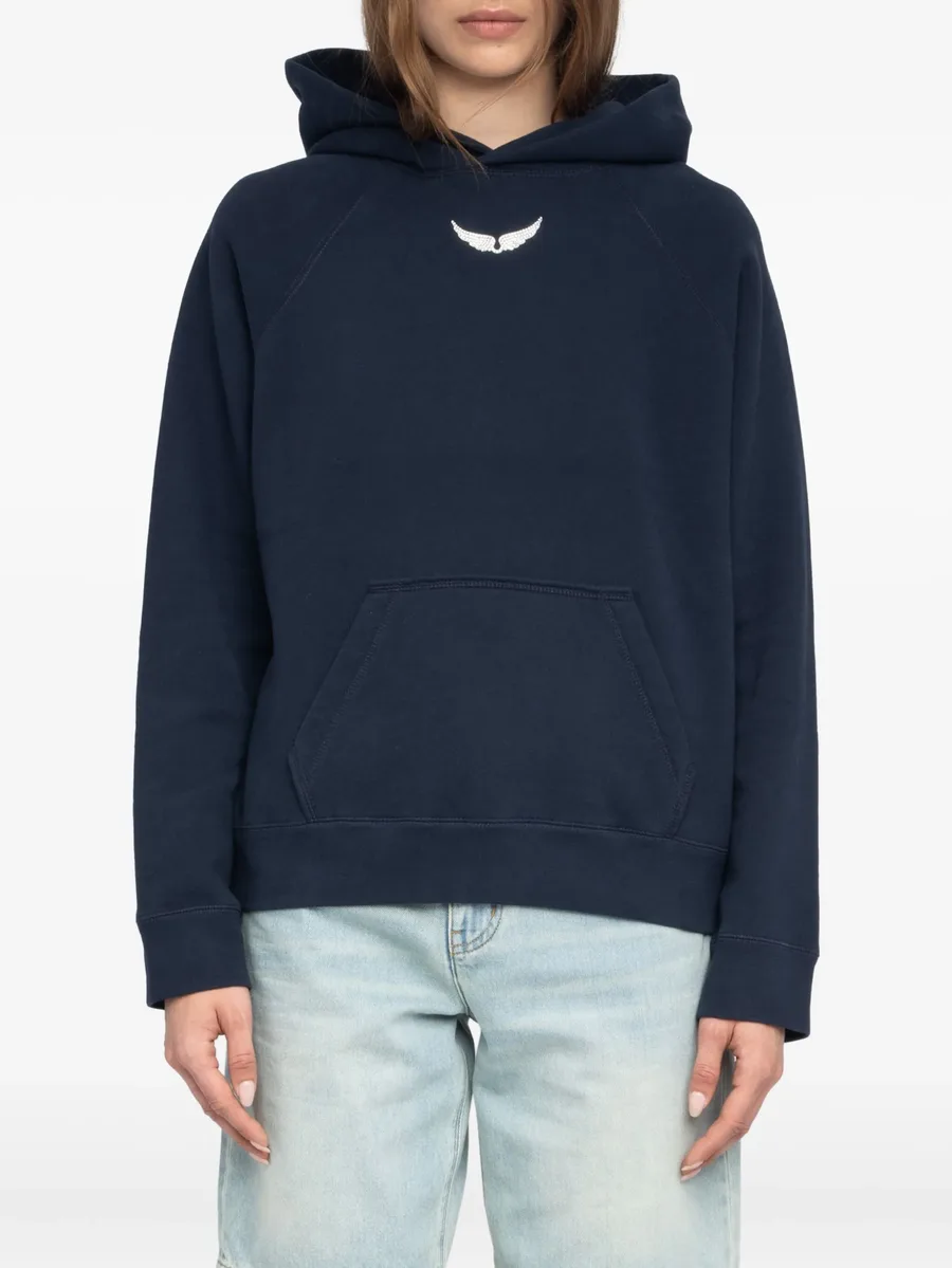 Georgy rhinestone-embellished hoodie 8