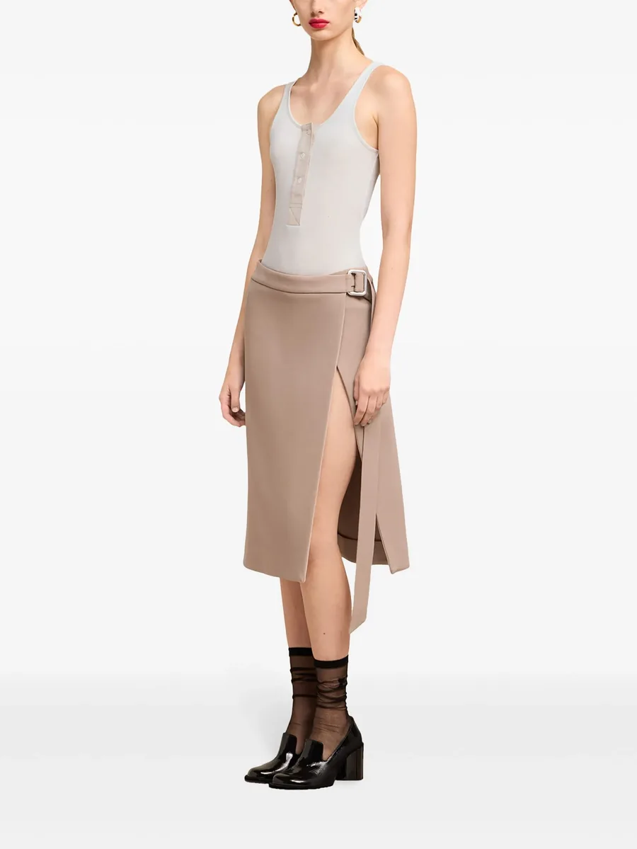 button-front cotton-rib tank top 6