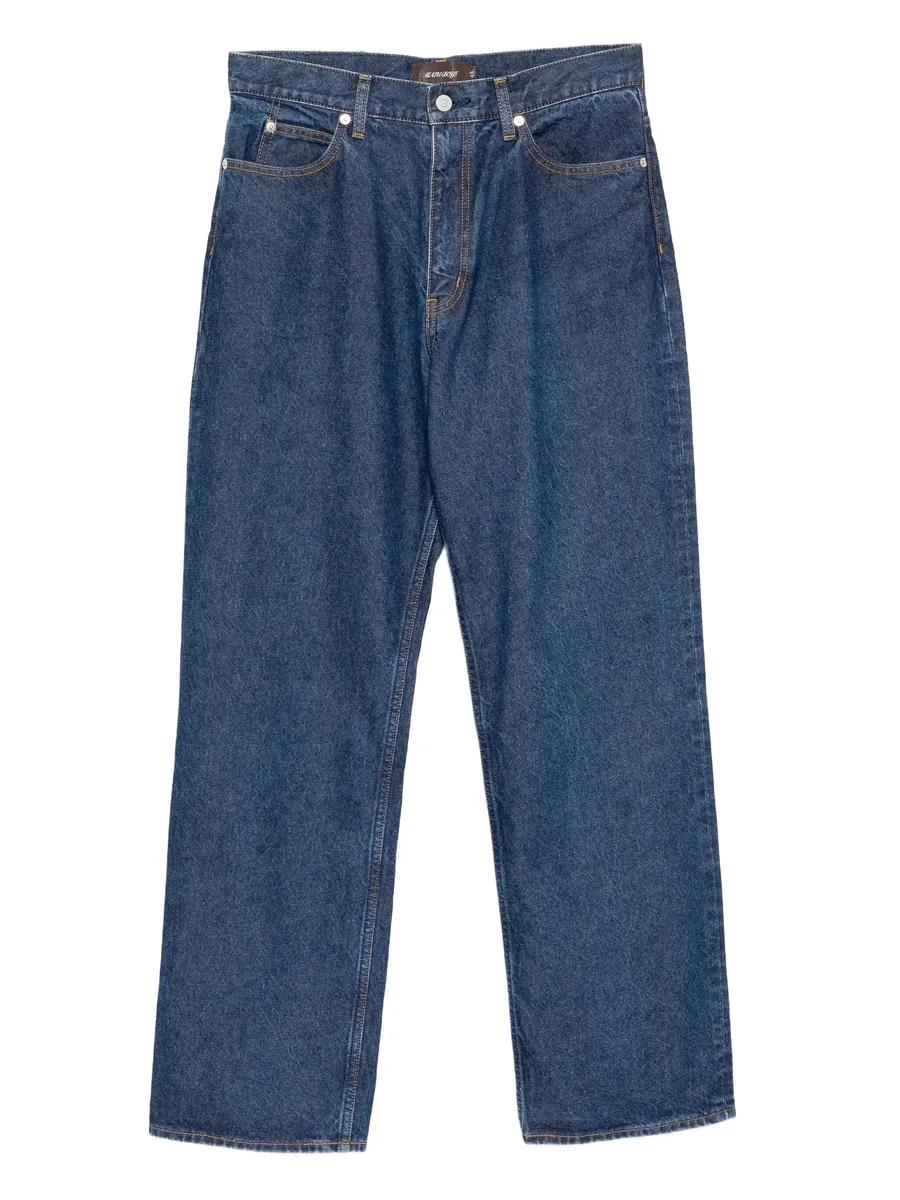 logo-patch jeans 1