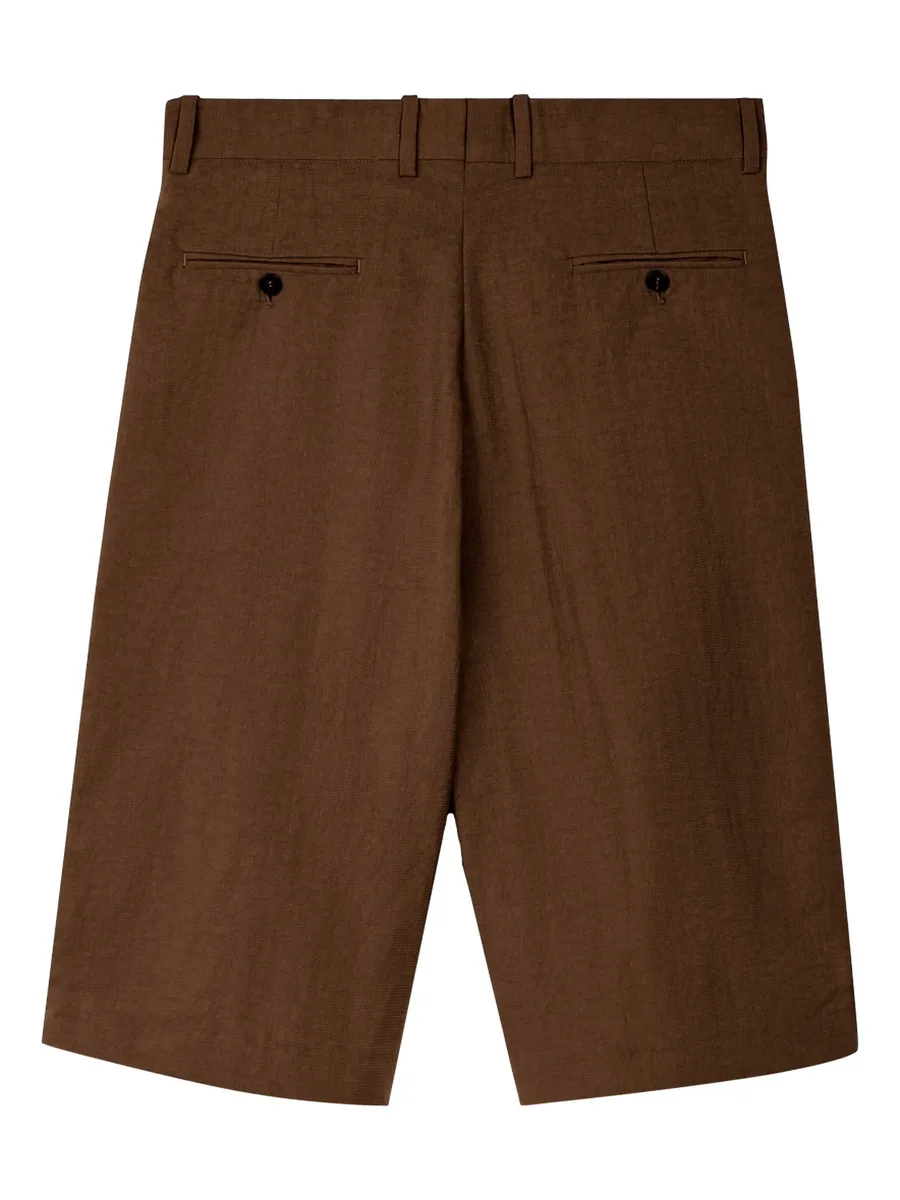 pintuck tailored shorts 3