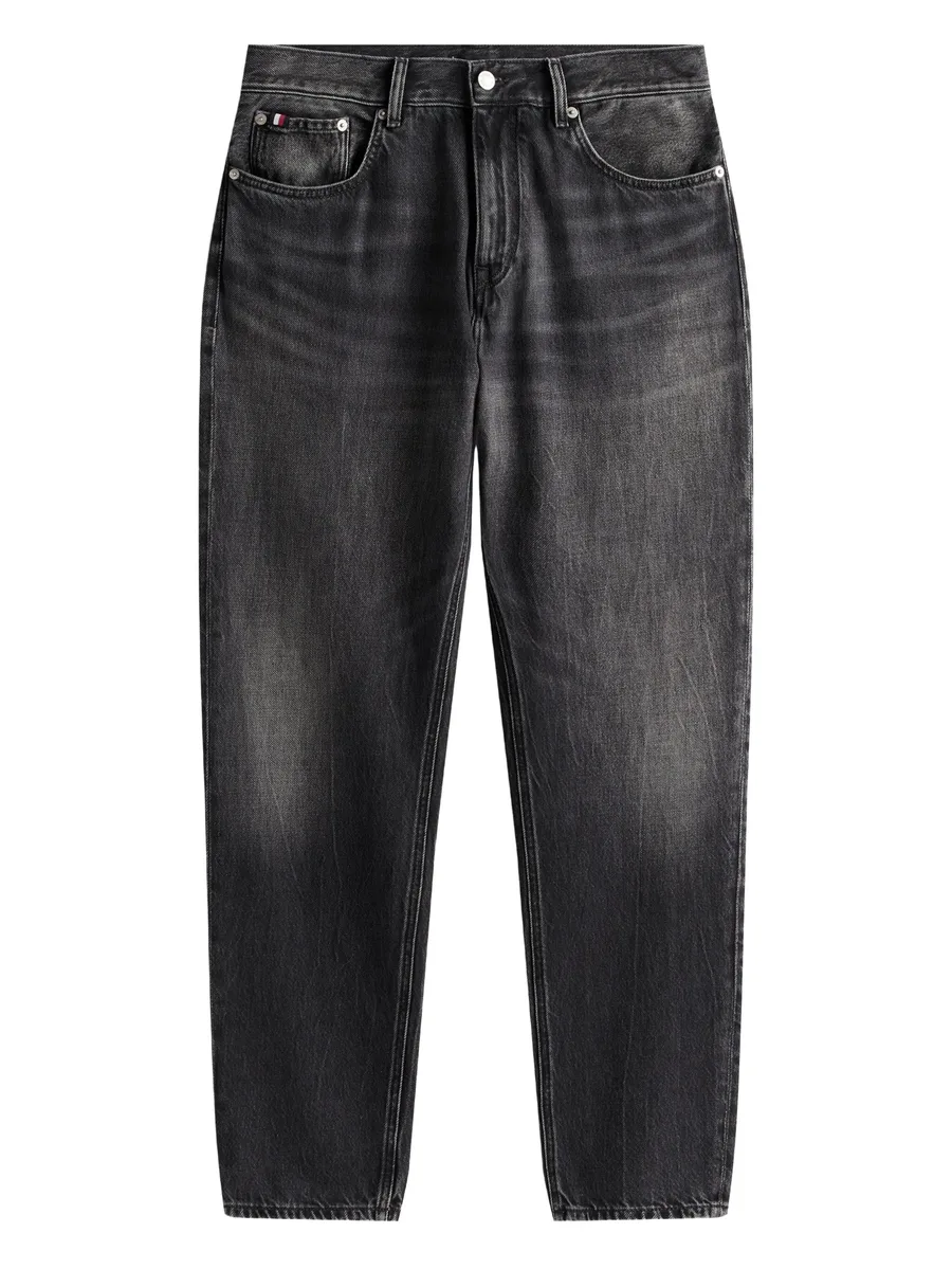 Harlem logo-patch regular leg Jeans 1