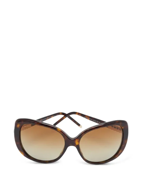 Crystal oversized sunglasses