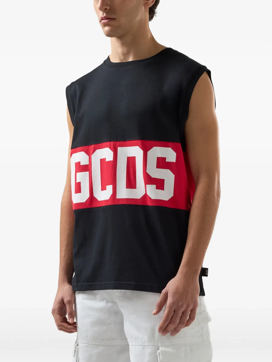 logo sleeveless T-shirt 7