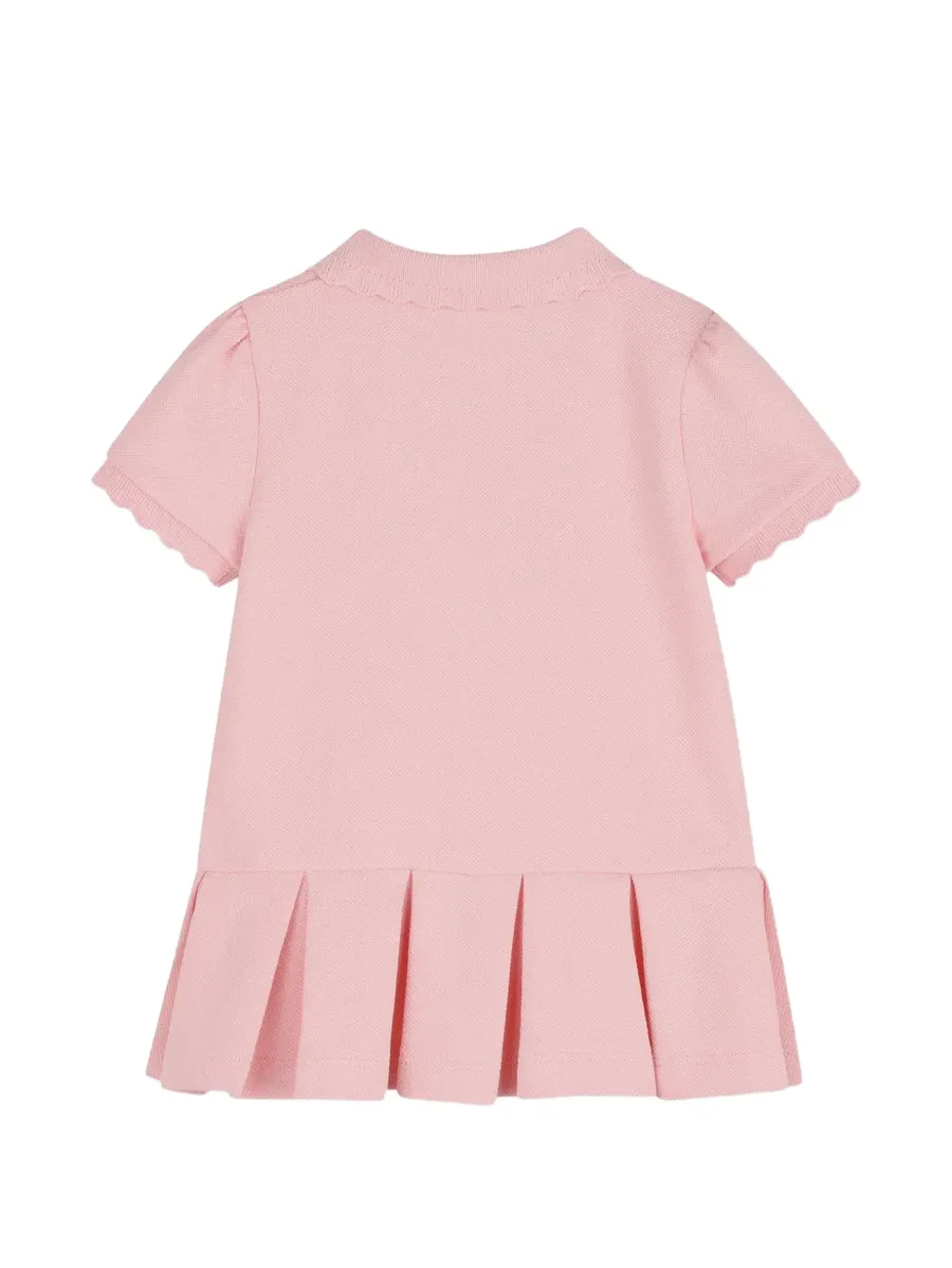 pleated scalloped polo dress 2