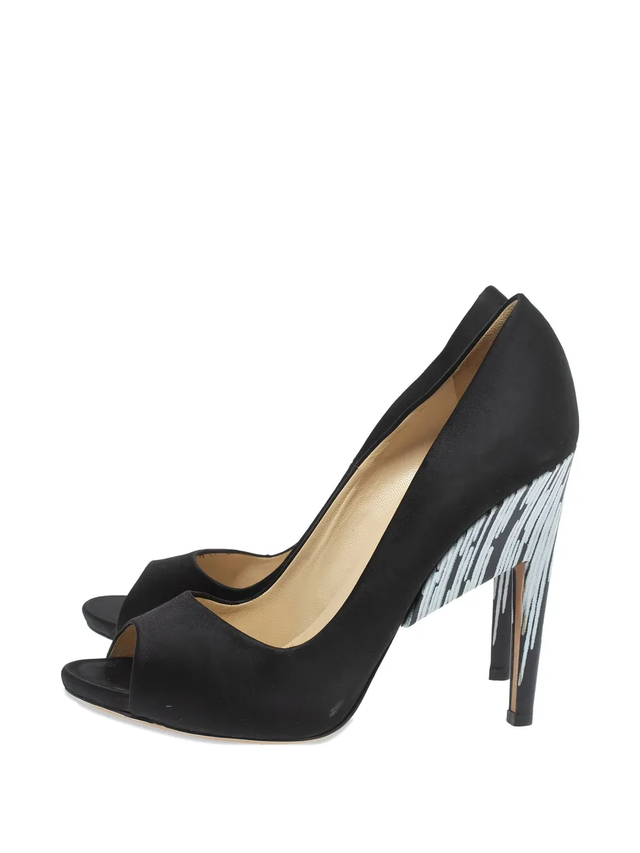 satin heeled pumps 12
