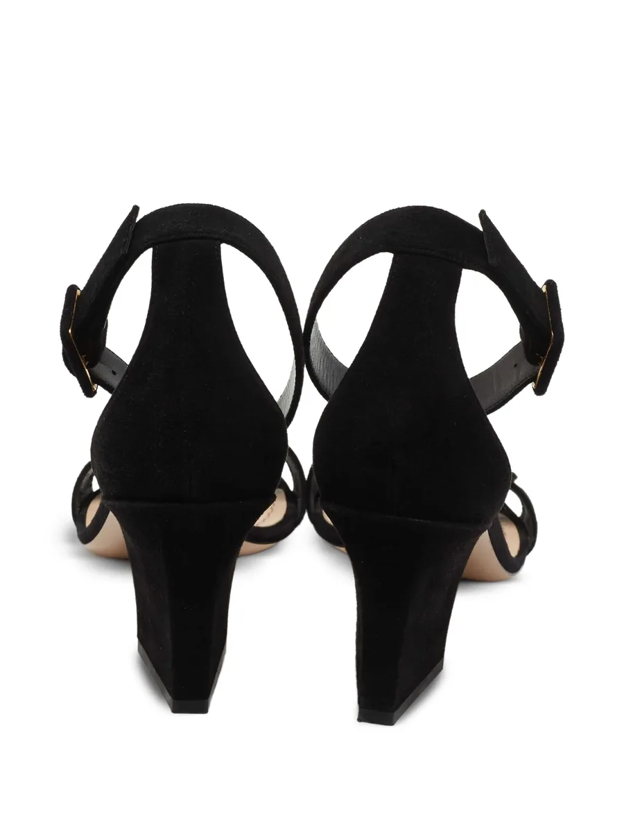 75mm suede buckle sandals 8