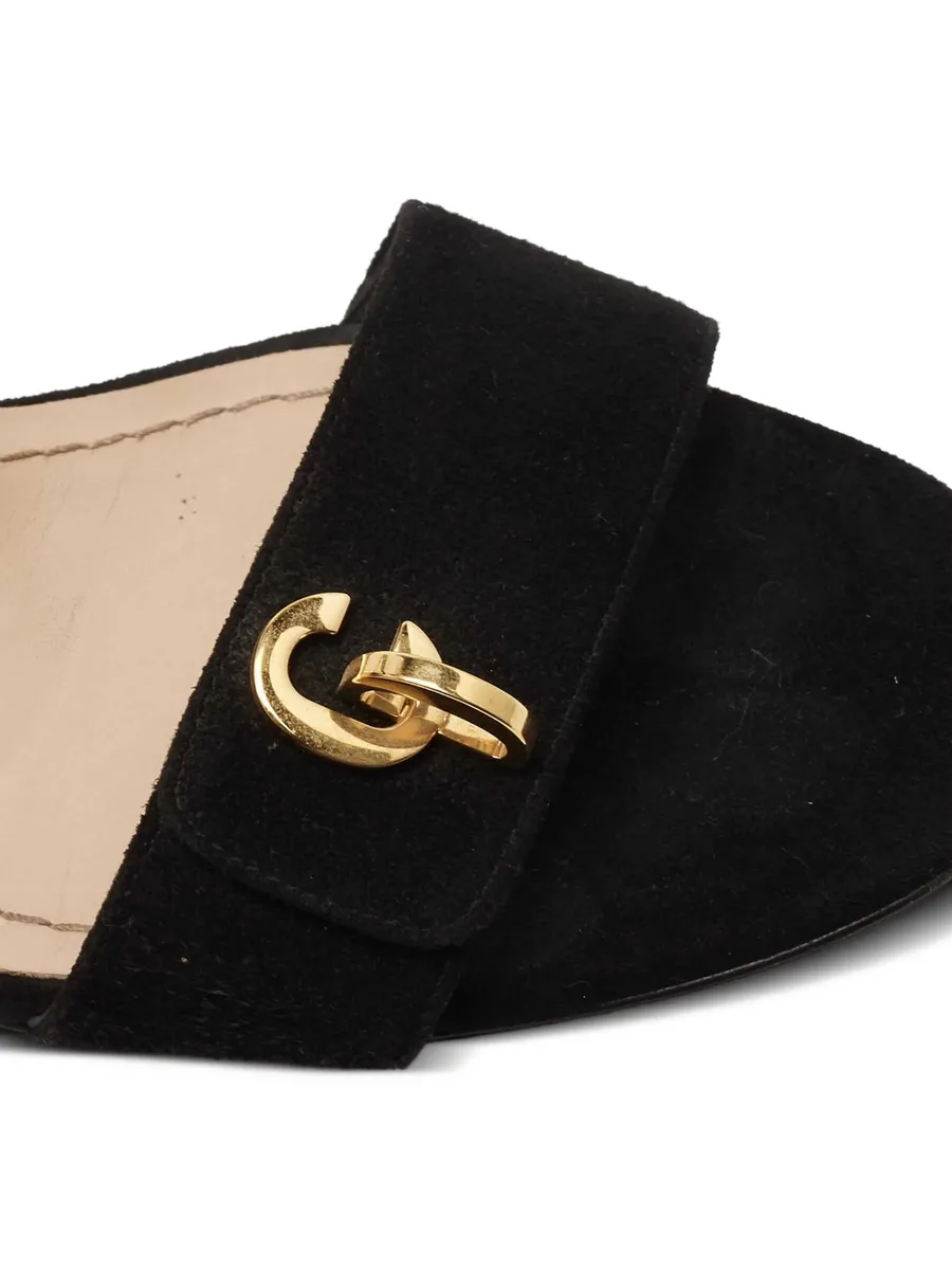 75mm suede buckle sandals 12