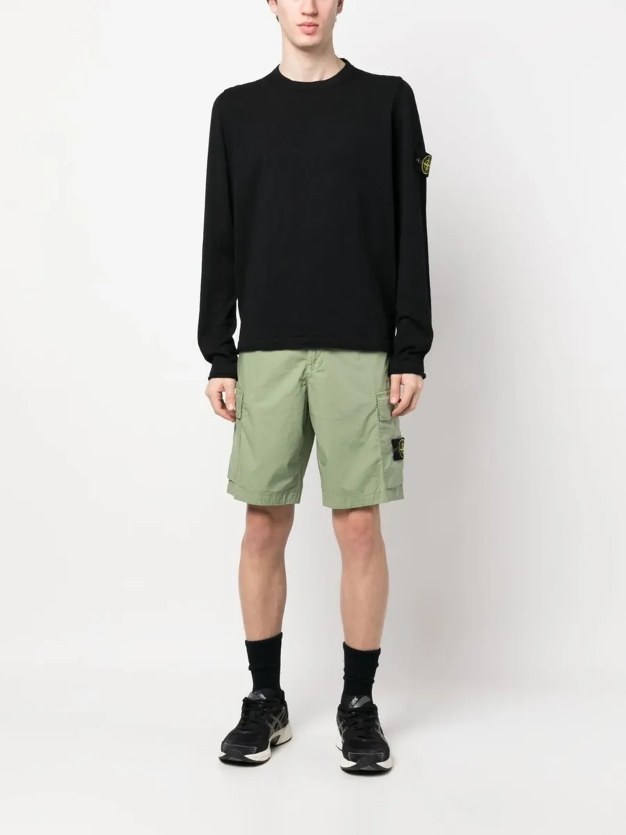 side logo-patch bermuda shorts 3