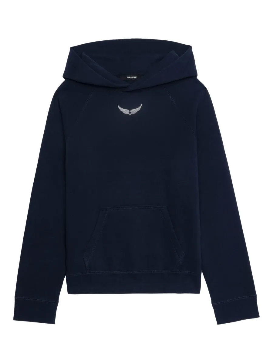 Georgy rhinestone-embellished hoodie 1