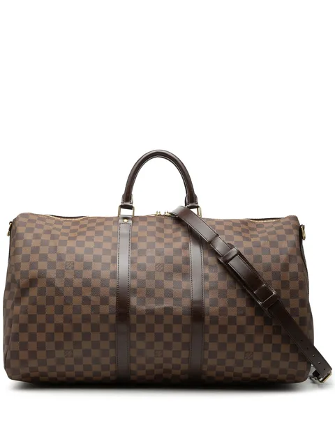 дорожная сумка Damier Ebene Keepall Bandouliere 55 (2009 год)