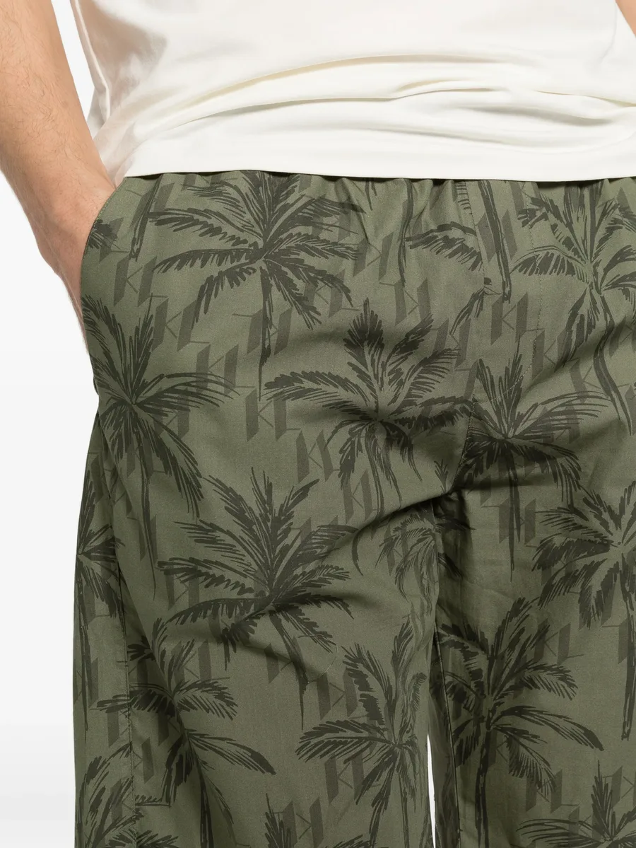 palm-print shorts 9