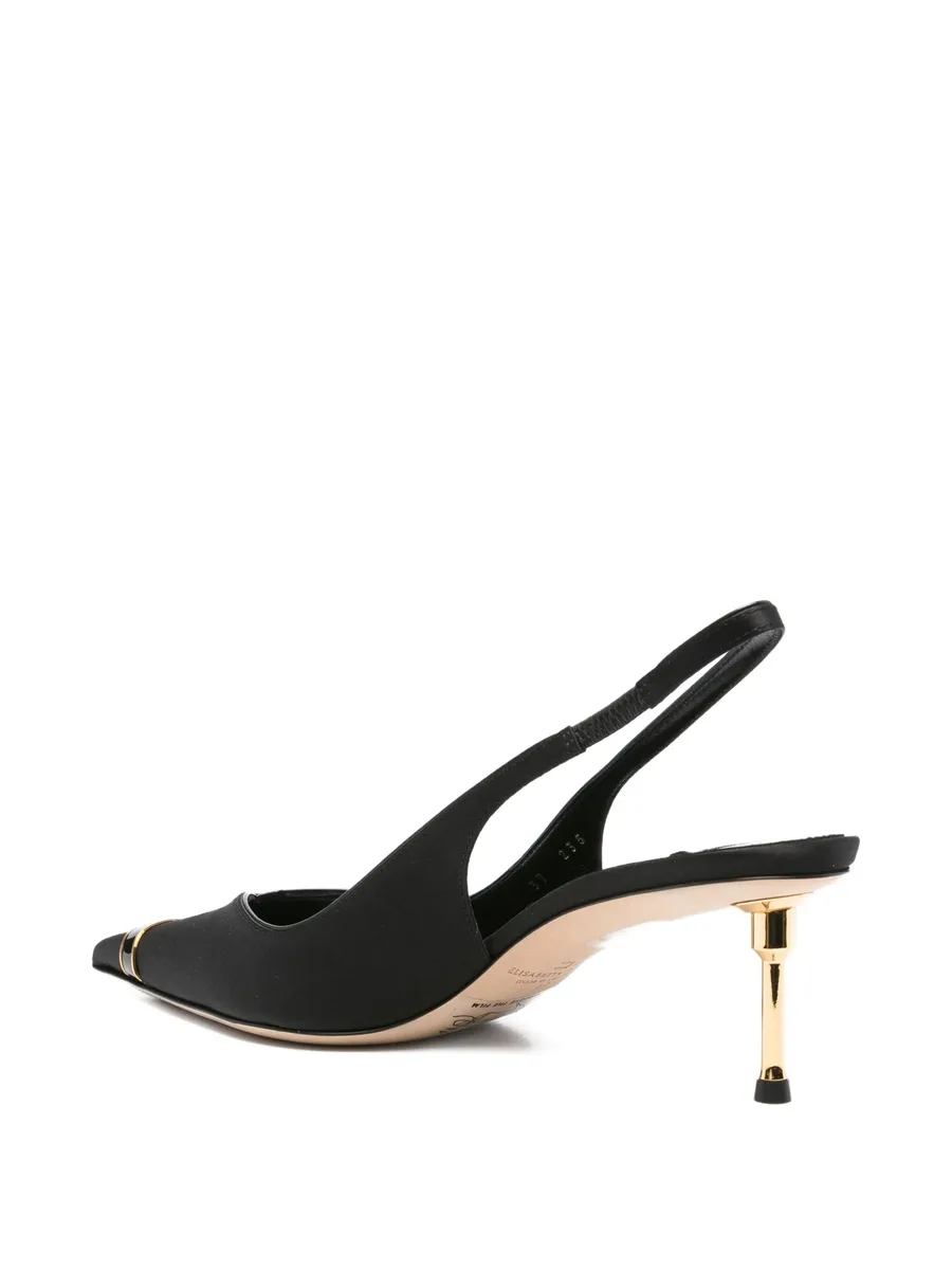 60mm slingback pointed-toe pumps 5