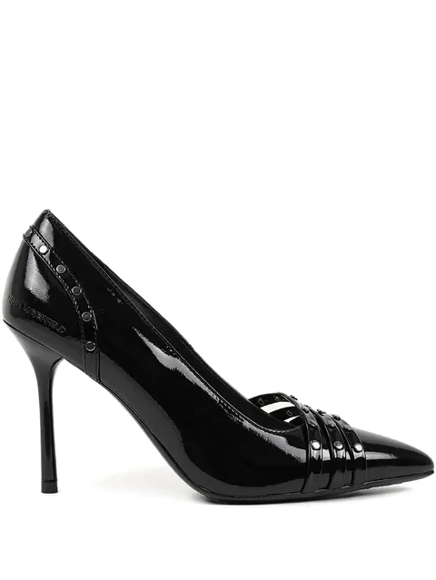 105mm Sarabande studded pointed pumps