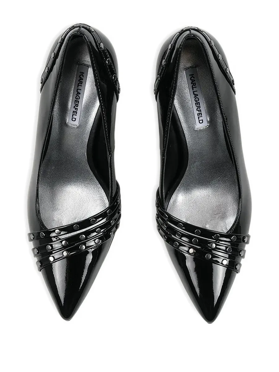 105mm Sarabande studded pointed pumps 8
