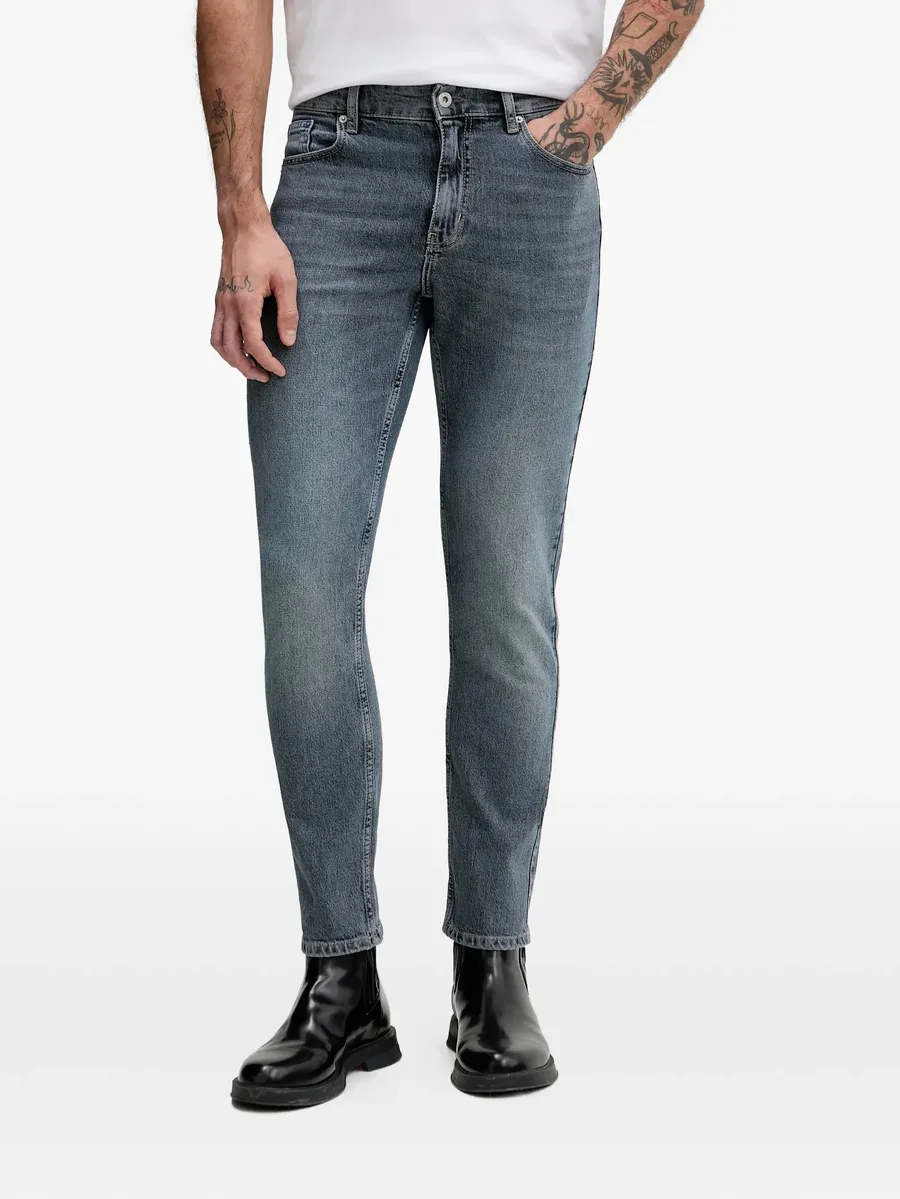 logo-patch jeans 1