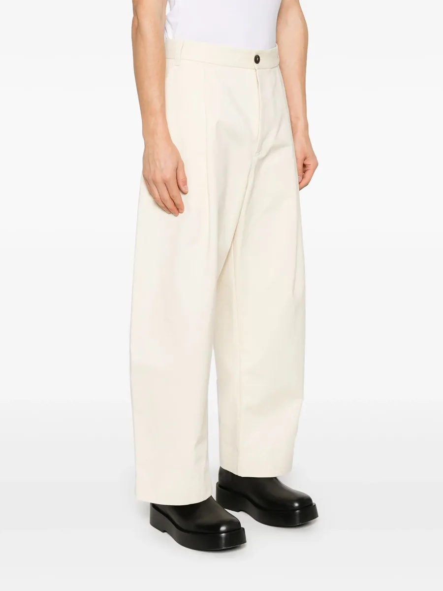 pleat-detail trousers 5
