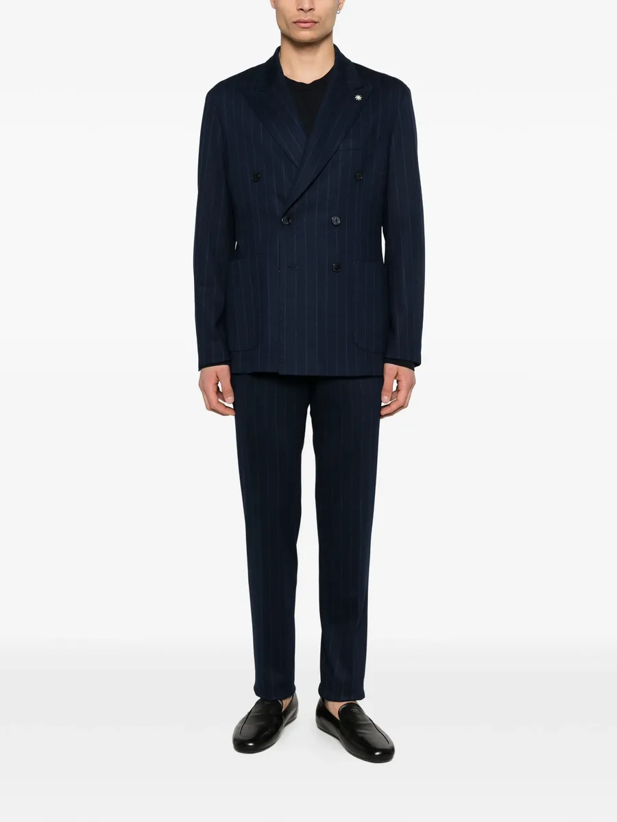 double-breasted striped suit 4