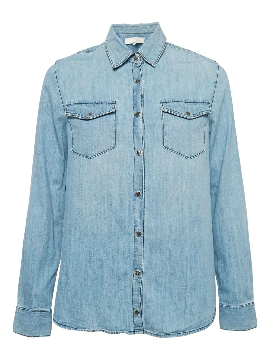 2024 pocket denim shirt 2