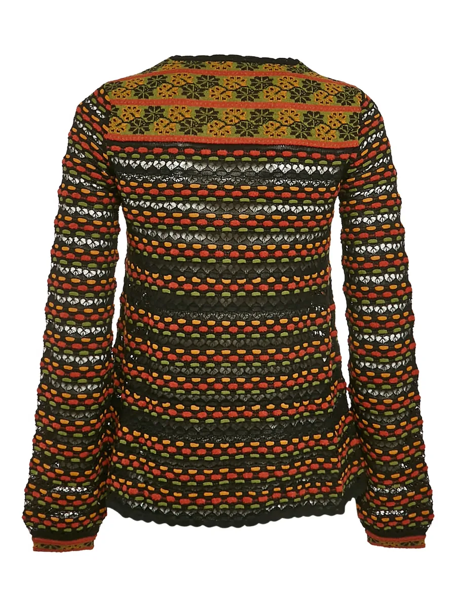floral knit sweater 4