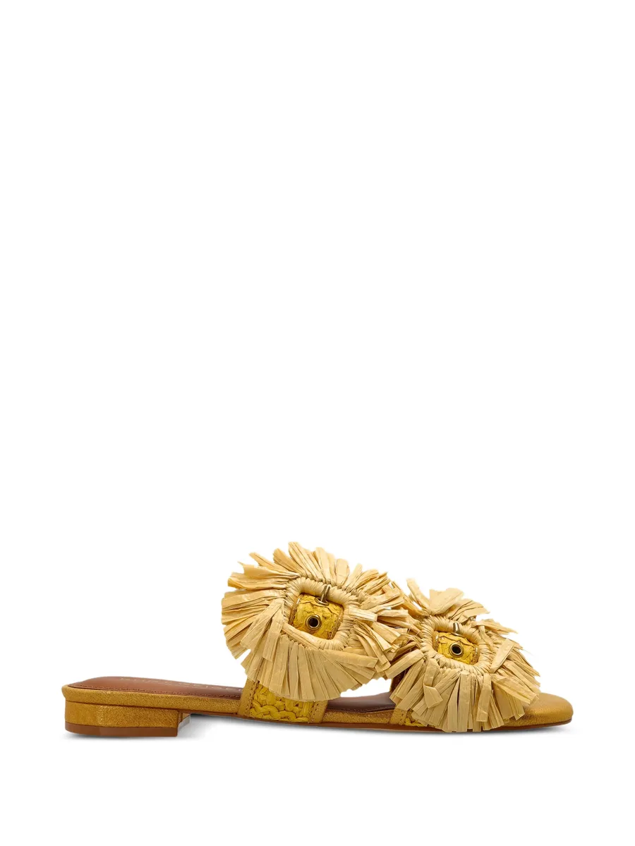 сандалии Raffia Buckle 2