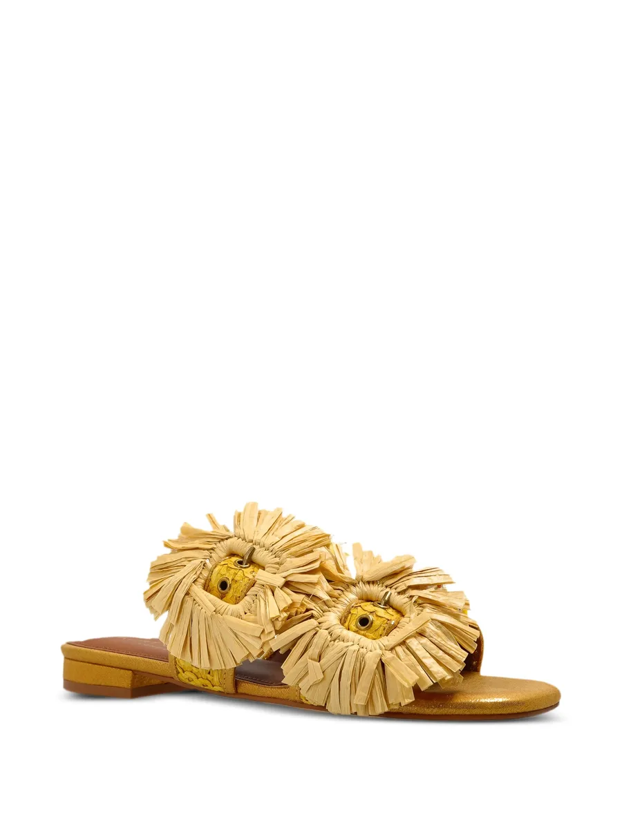 сандалии Raffia Buckle 3