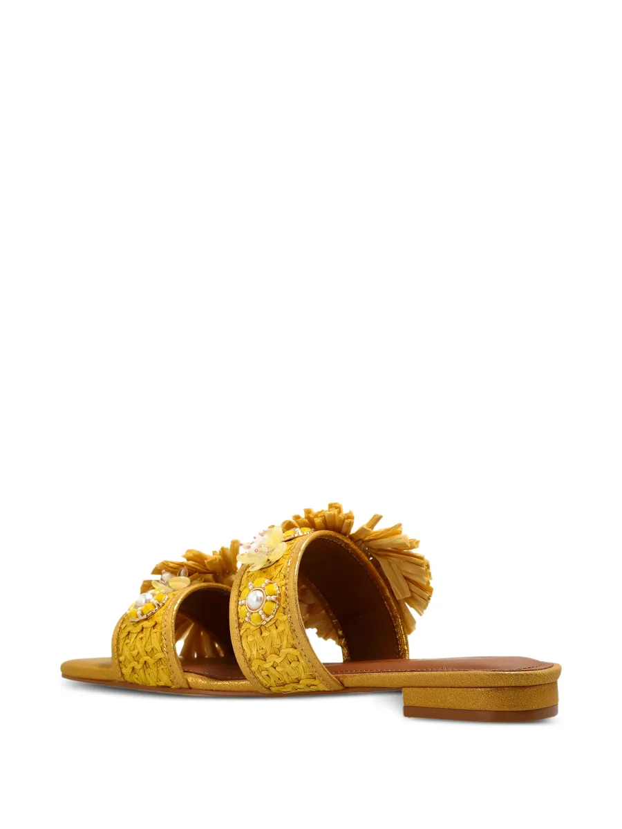 сандалии Raffia Buckle 6