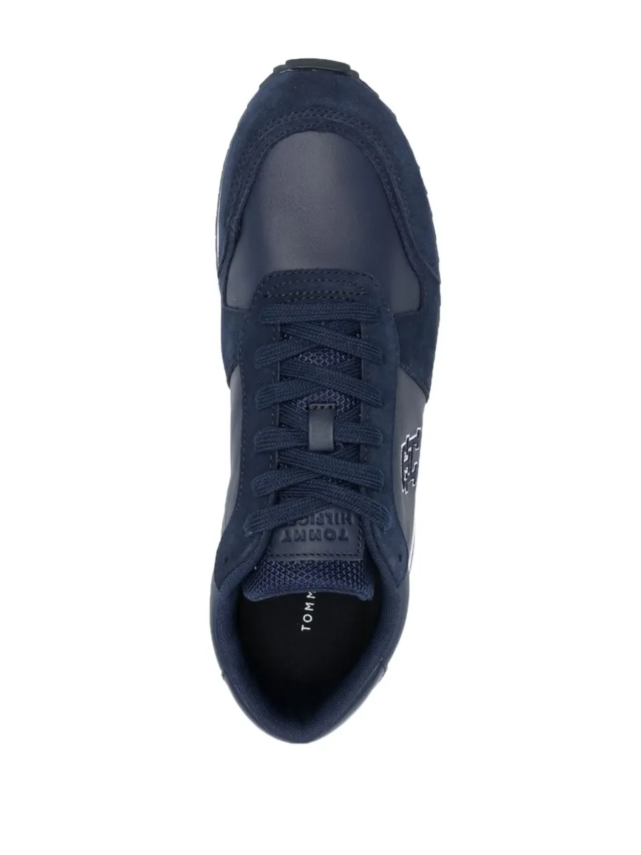 embroidered TH monogram low-top sneakers 7