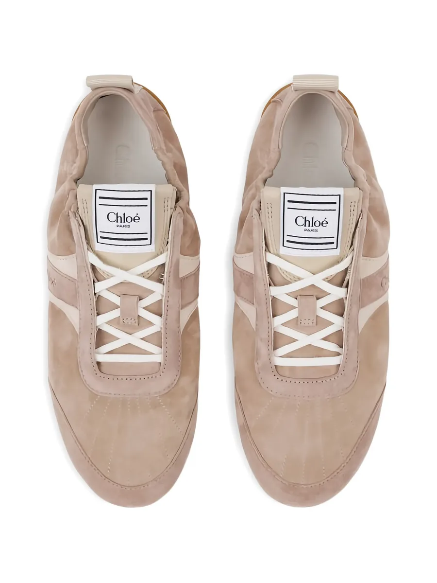 Kick panelled sneakers 6
