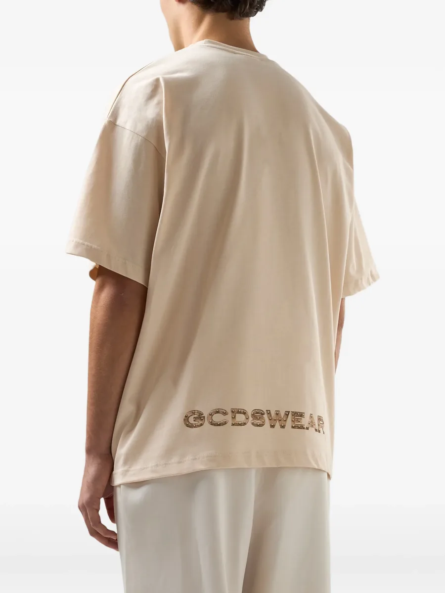 studded logo-detail T-shirt 10