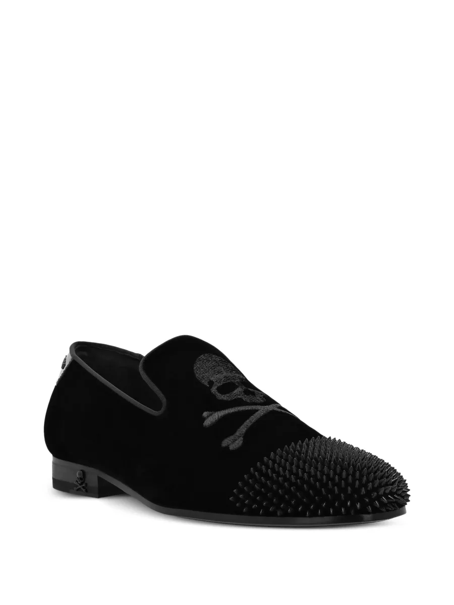 skull-motif loafers 3