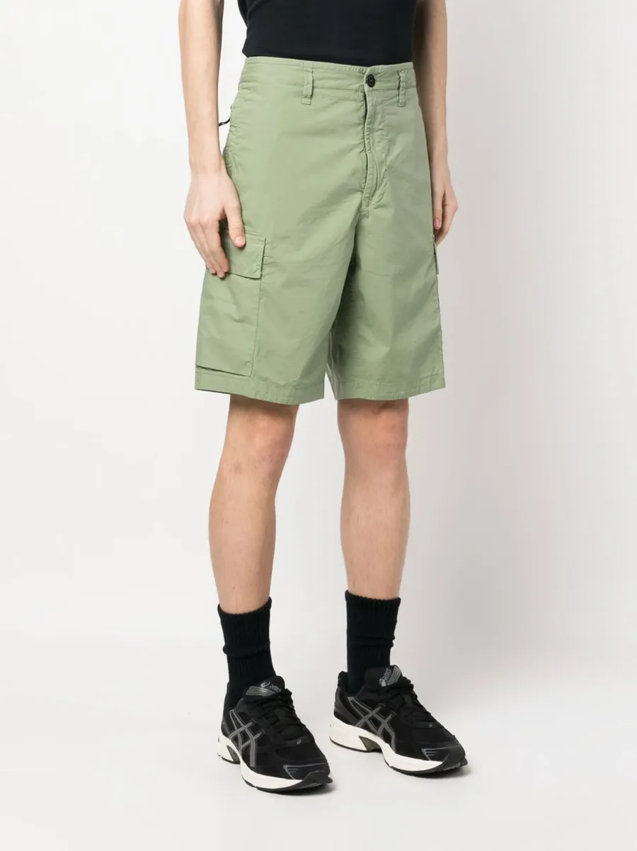 side logo-patch bermuda shorts 6