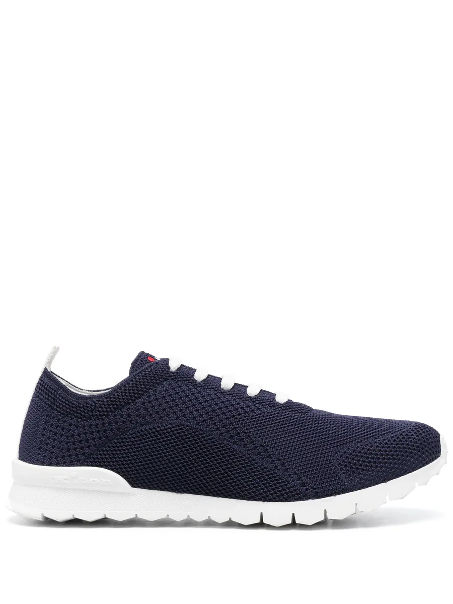 embroidered-logo sneakers 2