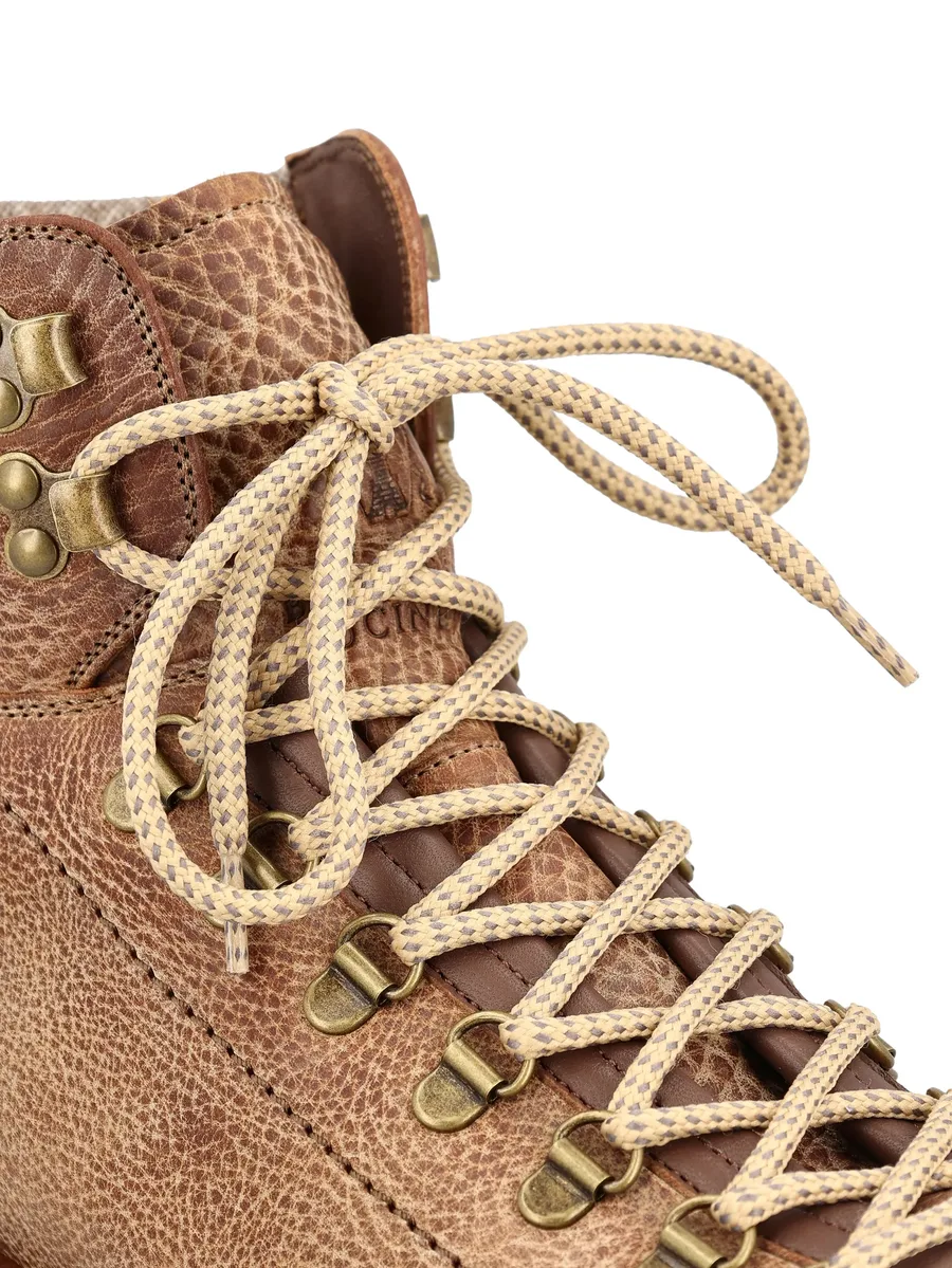 ботинки на шнуровке со вставками 8